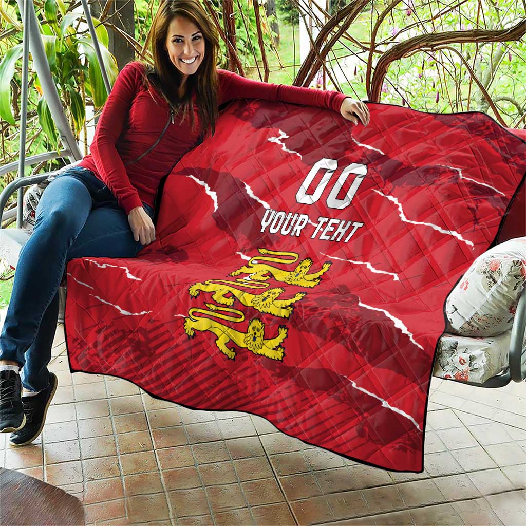 Custom Bailiwick of Jersey Quilt Sporty Style