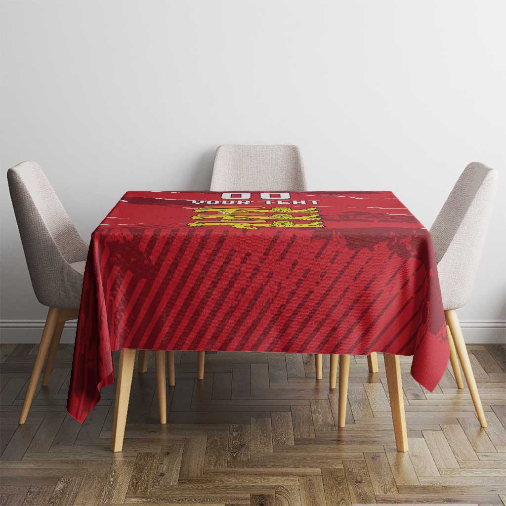 Custom Bailiwick of Jersey Tablecloth Sporty Style
