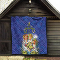Swedish Glad Midsommar Quilt Hade du en bra Midsommar