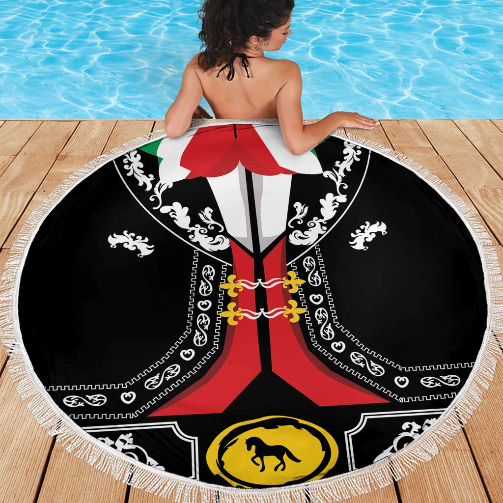 Mexican Trajes Charros Costume Beach Blanket