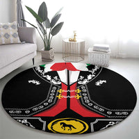 Mexican Trajes Charros Costume Round Carpet