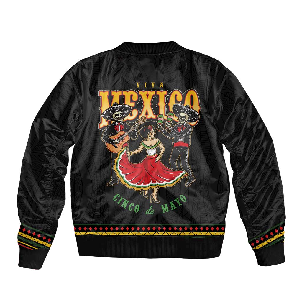 Mexico Cinco de Mayo Bomber Jacket El Dia de la Batalla de Puebla