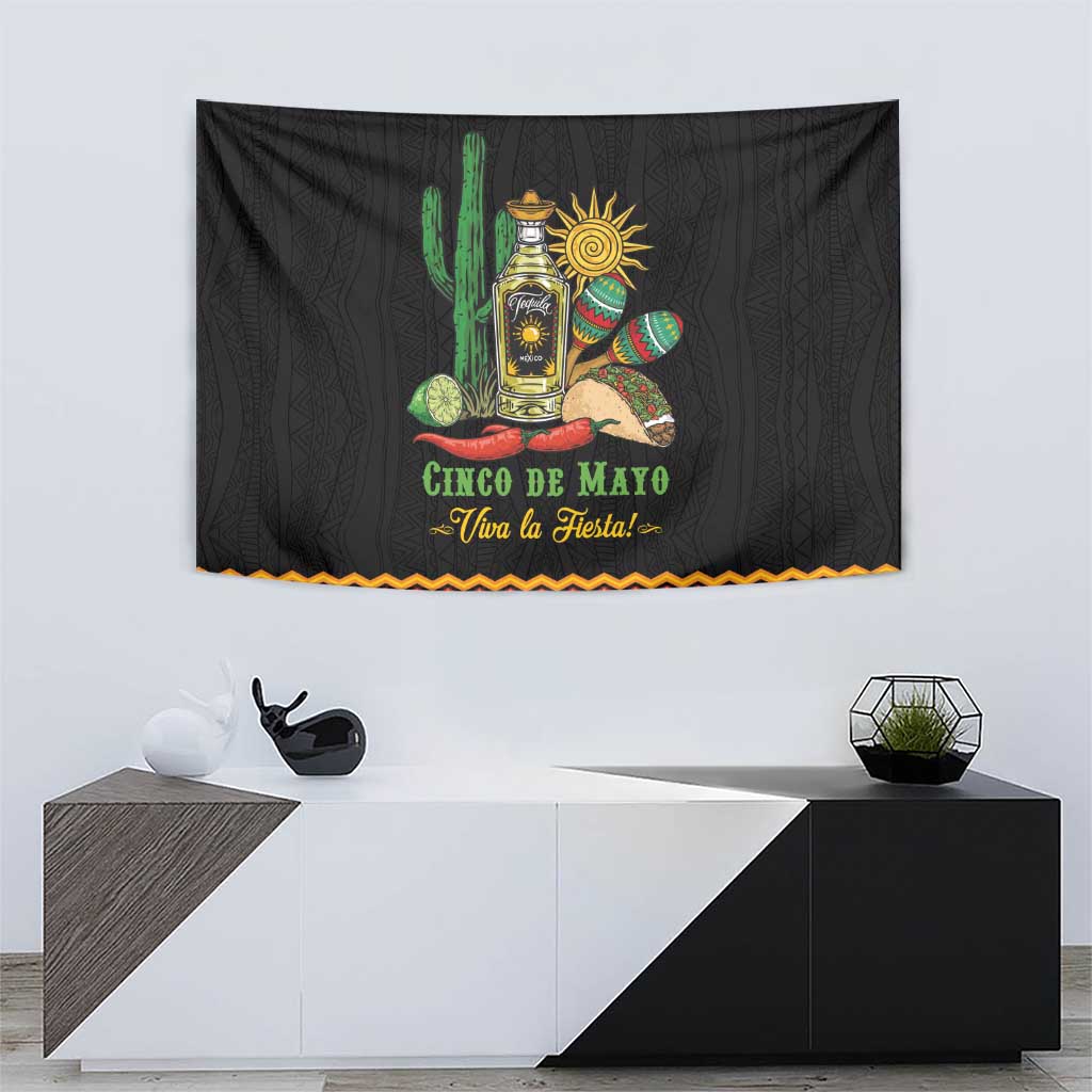Mexico Cinco de Mayo Tapestry Viva la Fiesta!