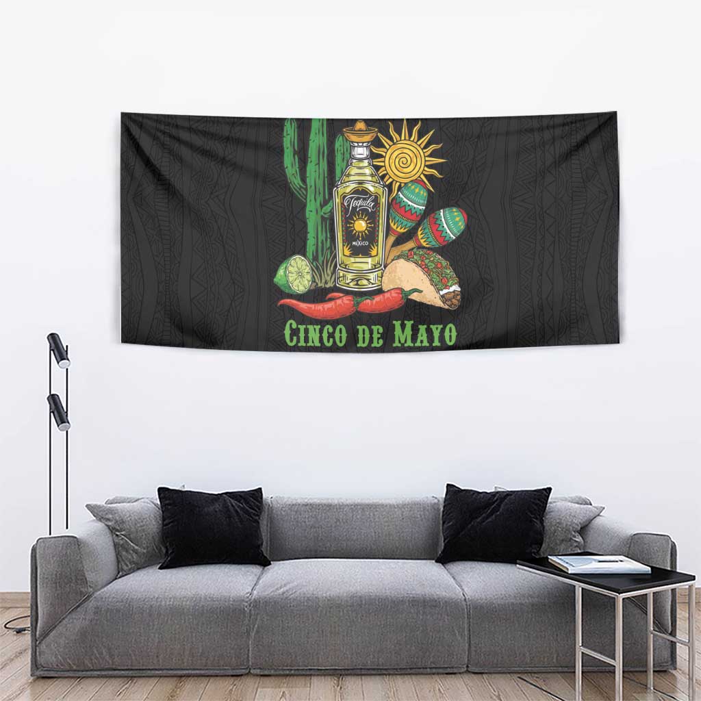 Mexico Cinco de Mayo Tapestry Viva la Fiesta!