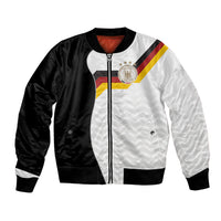 Custom Germany Football Bomber Jacket Black Eagle Glory 2026 Fan Edition