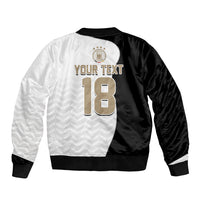 Custom Germany Football Bomber Jacket Black Eagle Glory 2026 Fan Edition