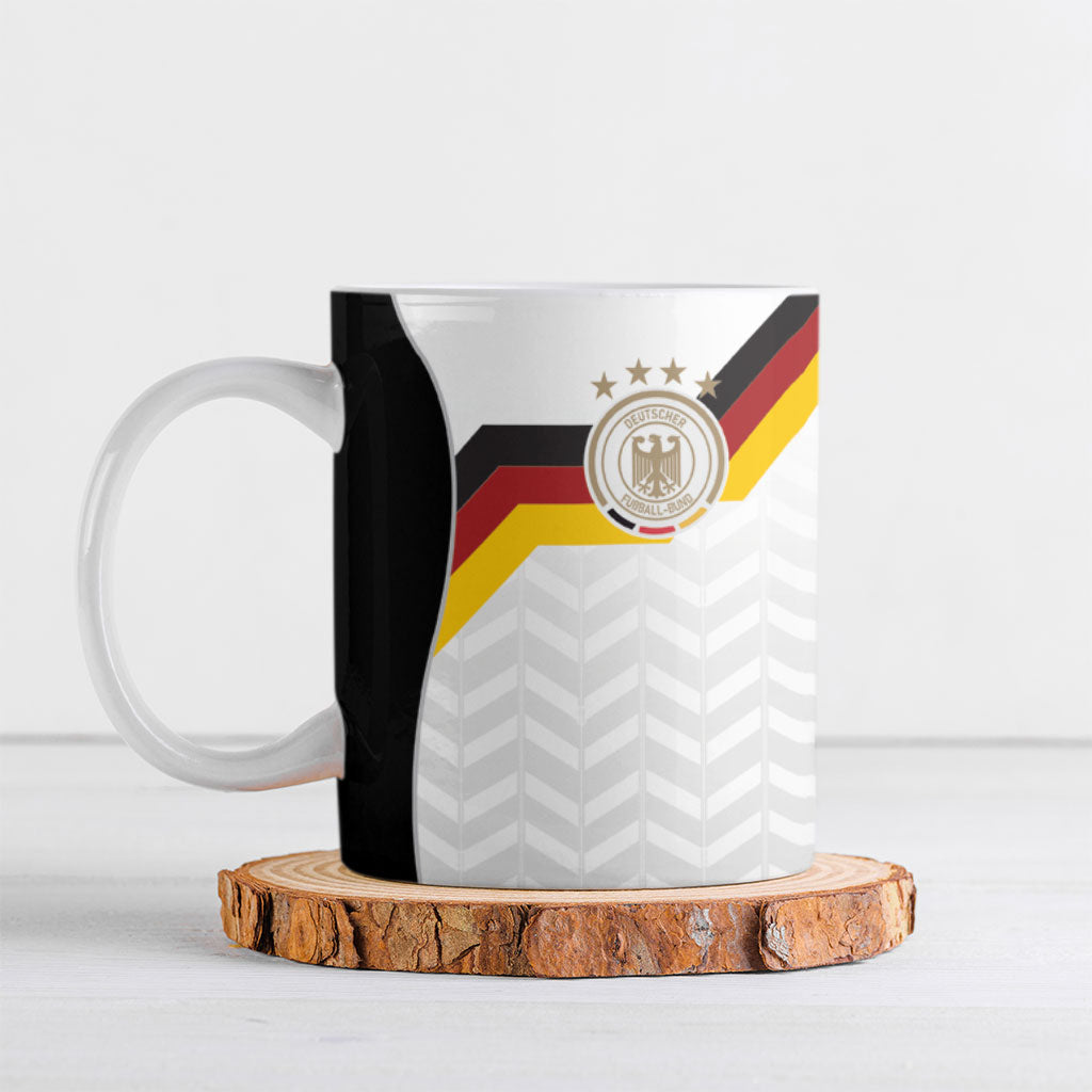 Custom Germany Football Ceramic Mug Black Eagle Glory 2026 Fan Edition