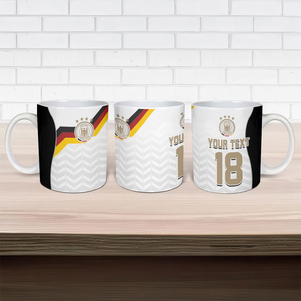 Custom Germany Football Ceramic Mug Black Eagle Glory 2026 Fan Edition