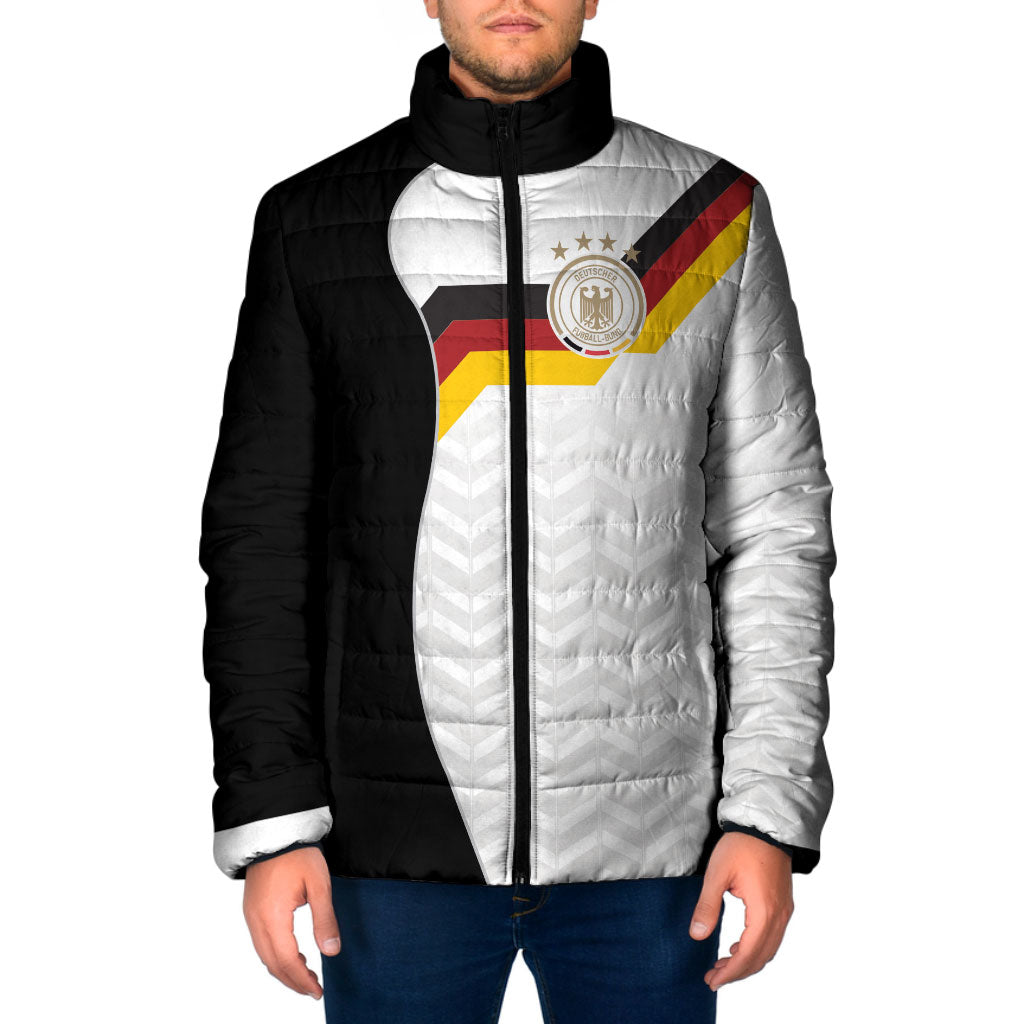 Custom Germany Football Padded Jacket Black Eagle Glory 2026 Fan Edition