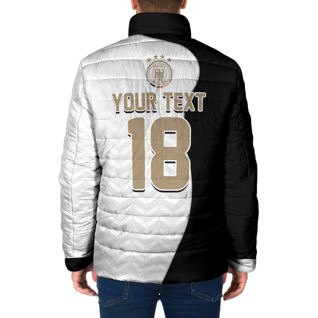 Custom Germany Football Padded Jacket Black Eagle Glory 2026 Fan Edition
