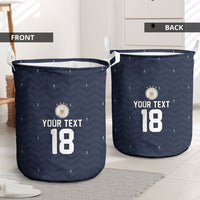 Custom Germany Football 2026 Laundry Basket Midnight Eagle Heritage