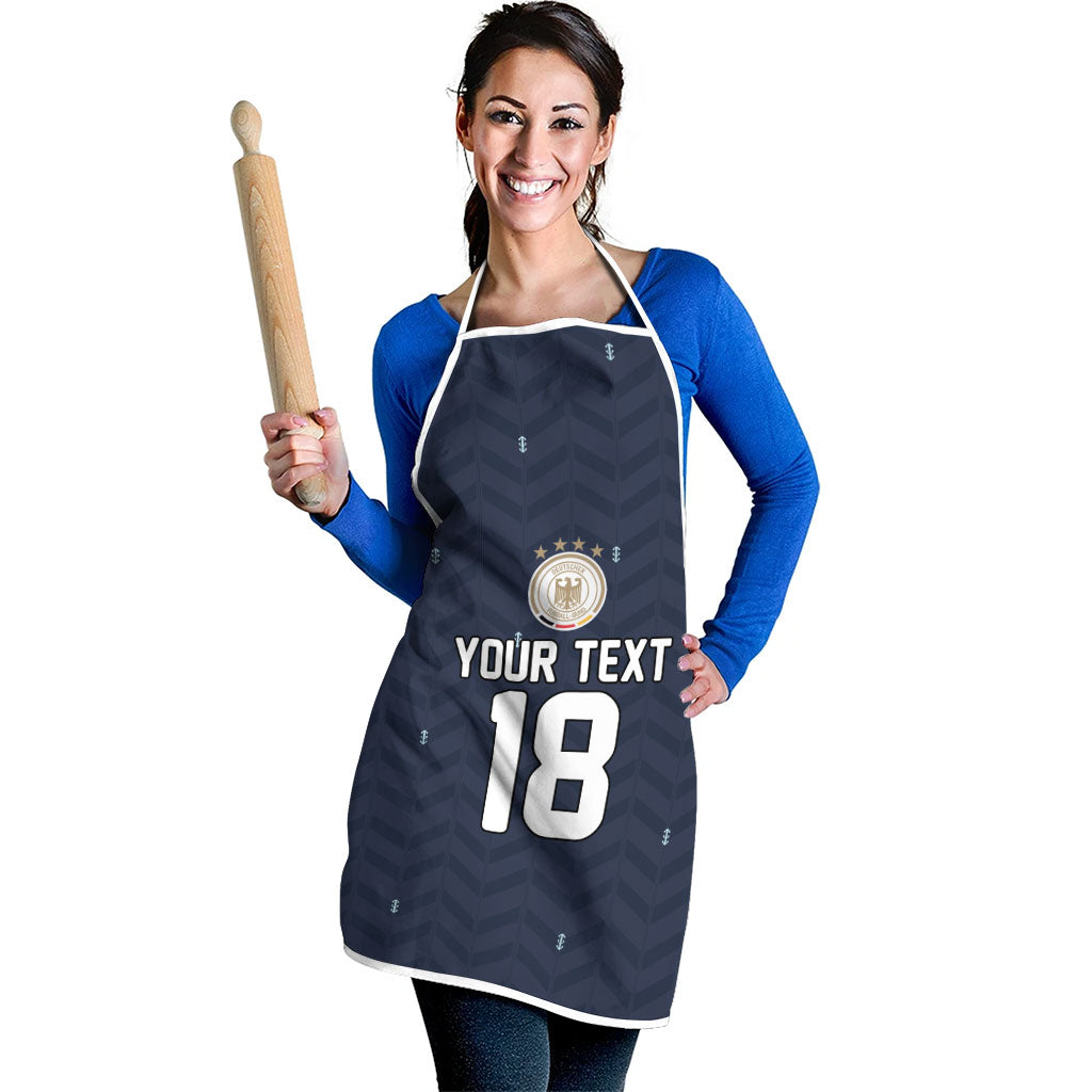 Custom Germany Football 2026 Apron Midnight Eagle Heritage