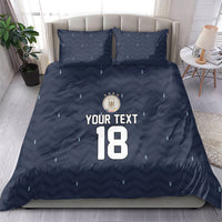 Custom Germany Football 2026 Bedding Set Midnight Eagle Heritage