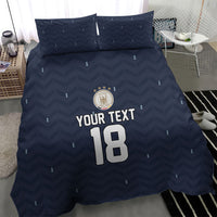 Custom Germany Football 2026 Bedding Set Midnight Eagle Heritage