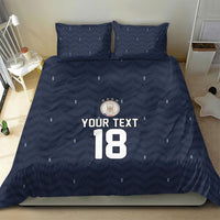 Custom Germany Football 2026 Bedding Set Midnight Eagle Heritage