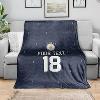 Custom Germany Football 2026 Blanket Midnight Eagle Heritage