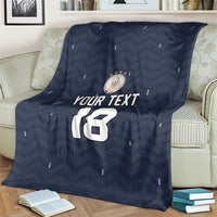 Custom Germany Football 2026 Blanket Midnight Eagle Heritage