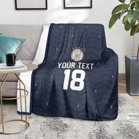 Custom Germany Football 2026 Blanket Midnight Eagle Heritage