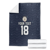 Custom Germany Football 2026 Blanket Midnight Eagle Heritage