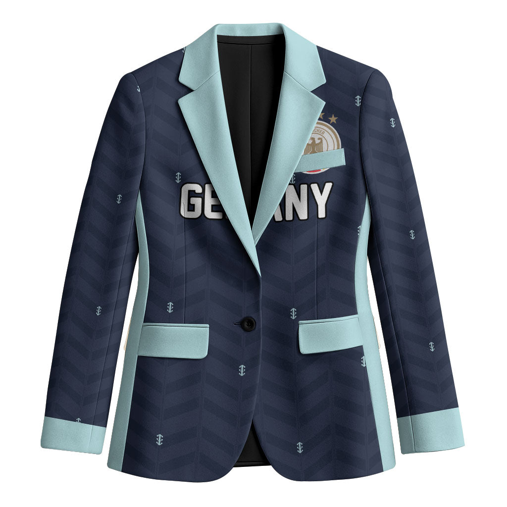 Custom Germany Football 2026 Blazer Midnight Eagle Heritage