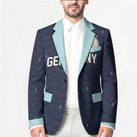Custom Germany Football 2026 Blazer Midnight Eagle Heritage