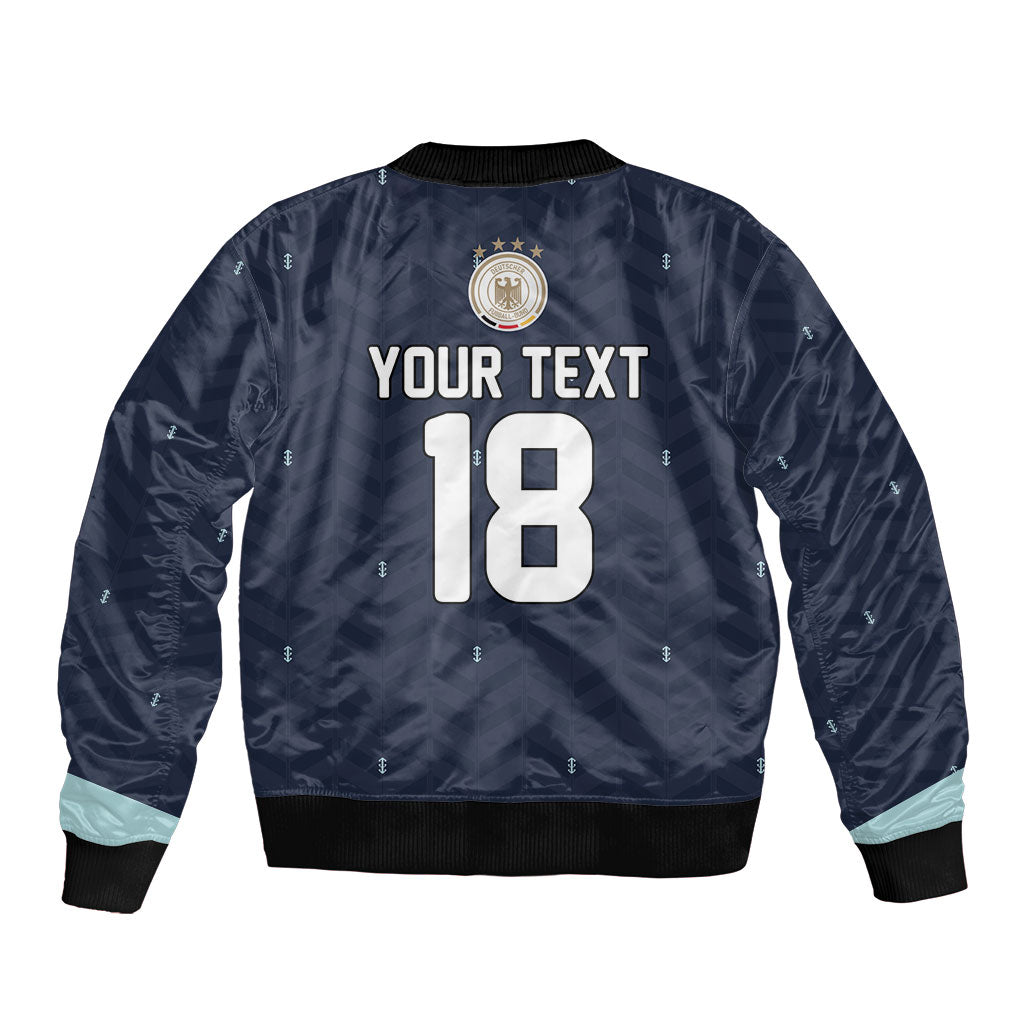 Custom Germany Football 2026 Bomber Jacket Midnight Eagle Heritage
