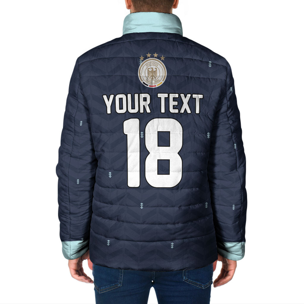 Custom Germany Football 2026 Padded Jacket Midnight Eagle Heritage