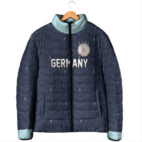 Custom Germany Football 2026 Padded Jacket Midnight Eagle Heritage