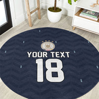Custom Germany Football 2026 Round Carpet Midnight Eagle Heritage