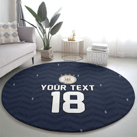 Custom Germany Football 2026 Round Carpet Midnight Eagle Heritage