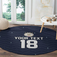 Custom Germany Football 2026 Round Carpet Midnight Eagle Heritage