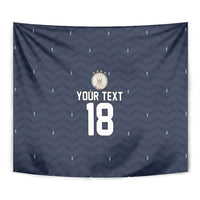 Custom Germany Football 2026 Tapestry Midnight Eagle Heritage