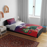 Custom Cayman Islands Bedding Set Green Turtle Sporty Style - Wonder Print Shop