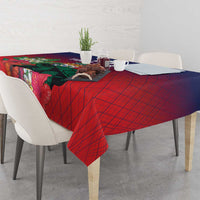 Custom Cayman Islands Tablecloth Green Turtle Sporty Style - Wonder Print Shop