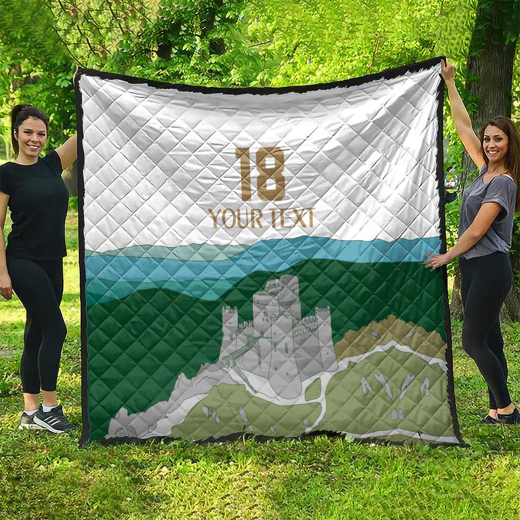 Custom Italy Abruzzo Quilt Gran Sasso d'Italia - Wonder Print Shop