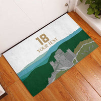 Custom Italy Abruzzo Rubber Doormat Gran Sasso d'Italia - Wonder Print Shop