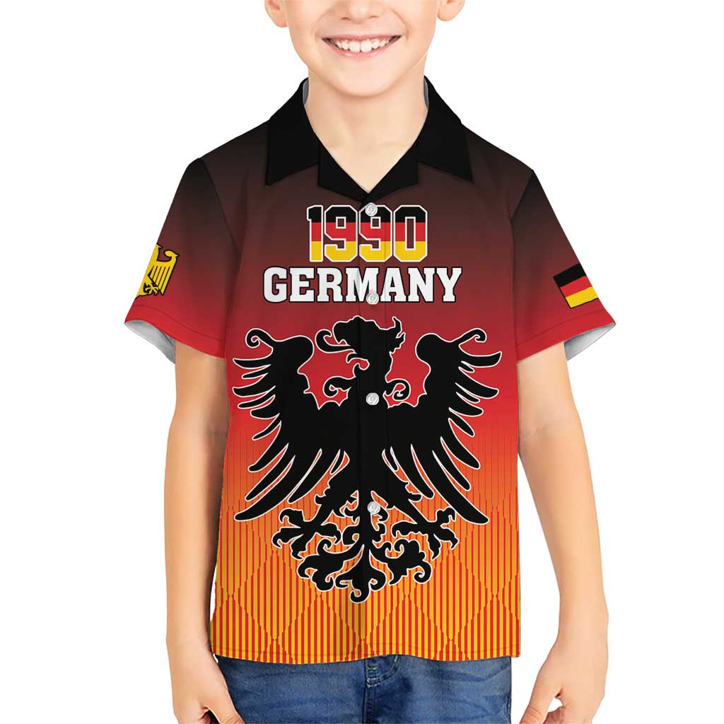 Personalized Germany Kid Hawaiian Shirt With Coat Of Arms - Wonder Print Shop