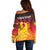 Personalized Germany Off Shoulder Sweater With Coat Of Arms - Wonder Print Shop