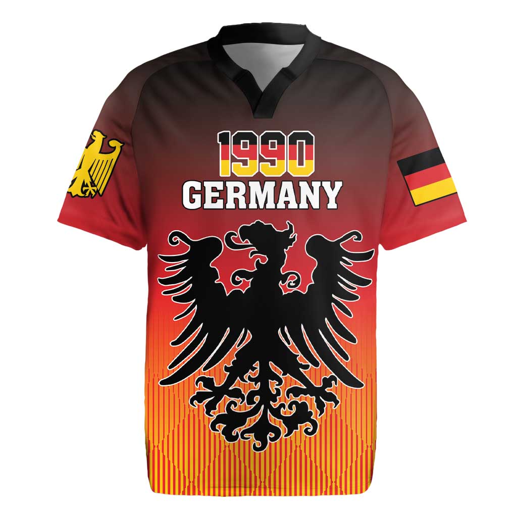 Personalized Germany Rugby Jersey With Coat Of Arms - Wonder Print Shop