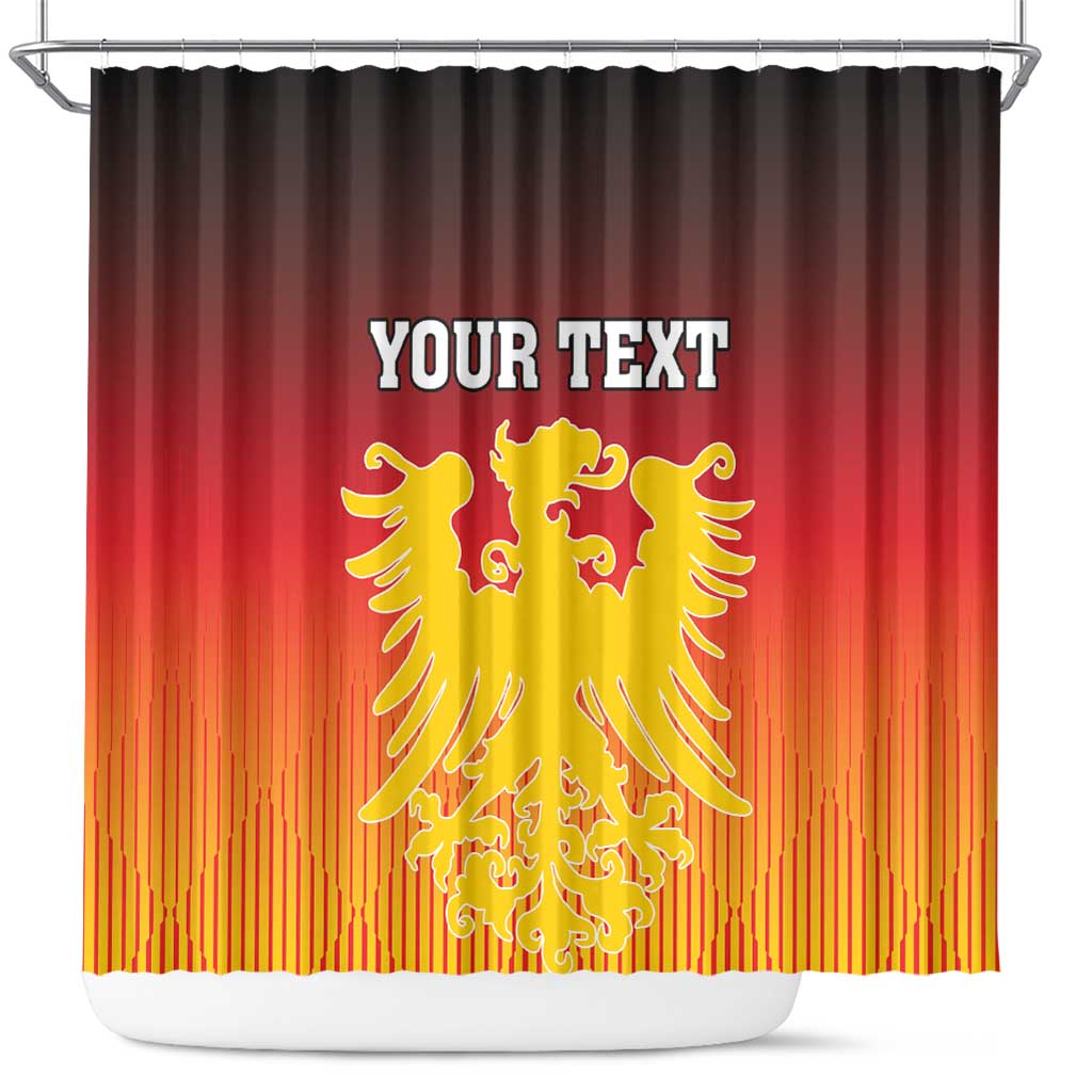 Personalized Germany Shower Curtain With Coat Of Arms