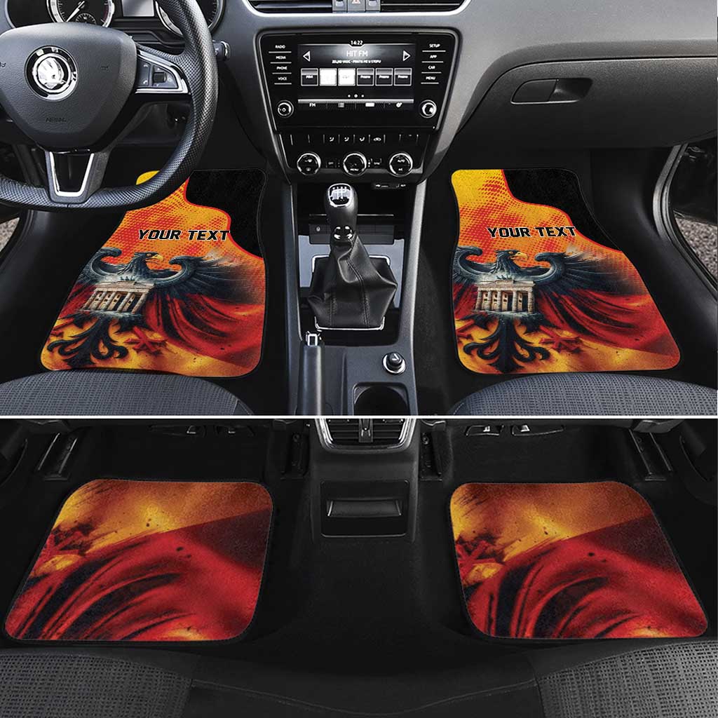 Personalized Germany Unity Day Car Mats The Eagle With Berlin Wall - Wonder Print Shop