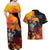 Personalized Germany Unity Day Couples Matching Off Shoulder Maxi Dress and Hawaiian Shirt The Eagle With Berlin Wall - Wonder Print Shop