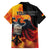 Personalized Germany Unity Day Family Matching Puletasi and Hawaiian Shirt The Eagle With Berlin Wall - Wonder Print Shop