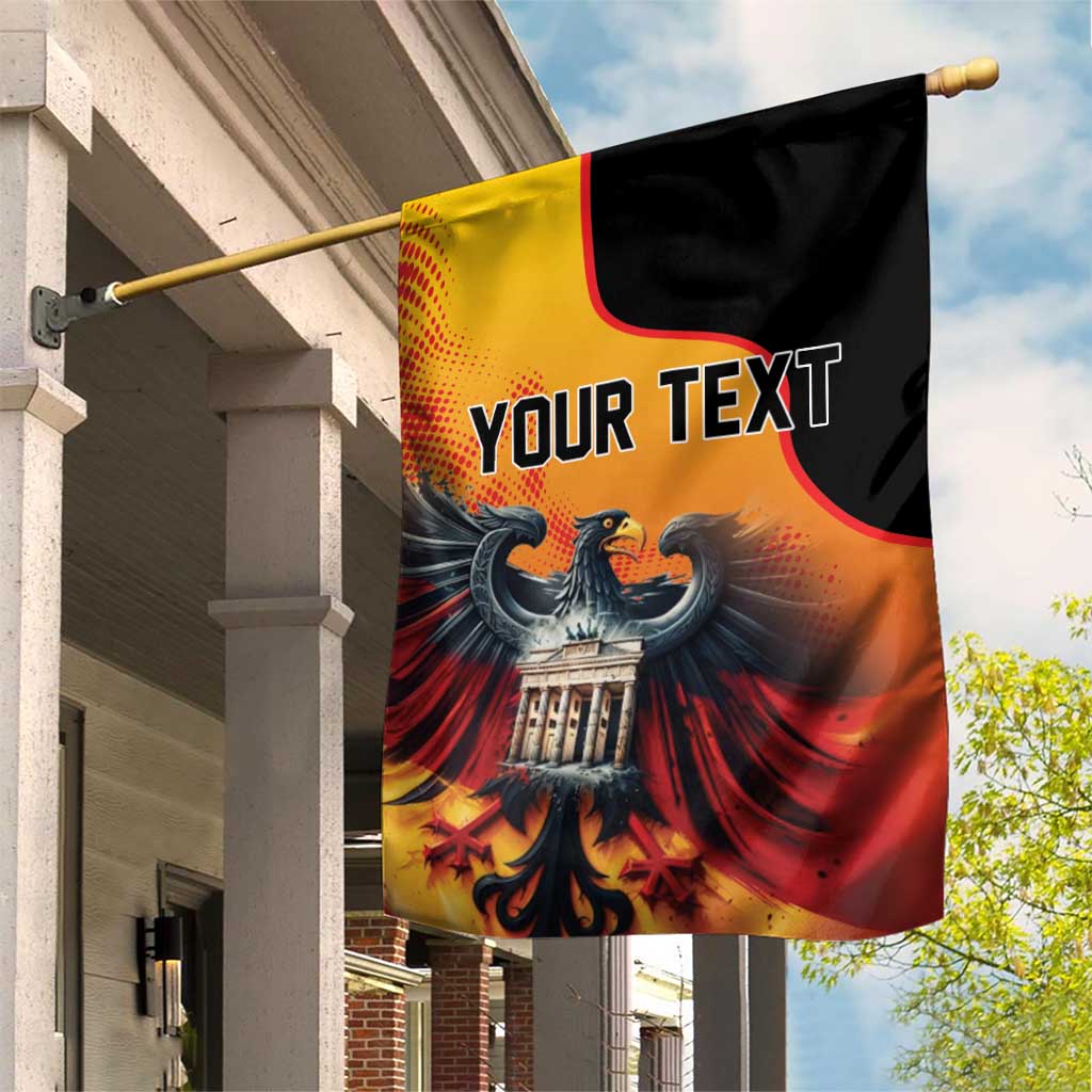 Personalized Germany Unity Day Garden Flag The Eagle With Berlin Wall - Wonder Print Shop