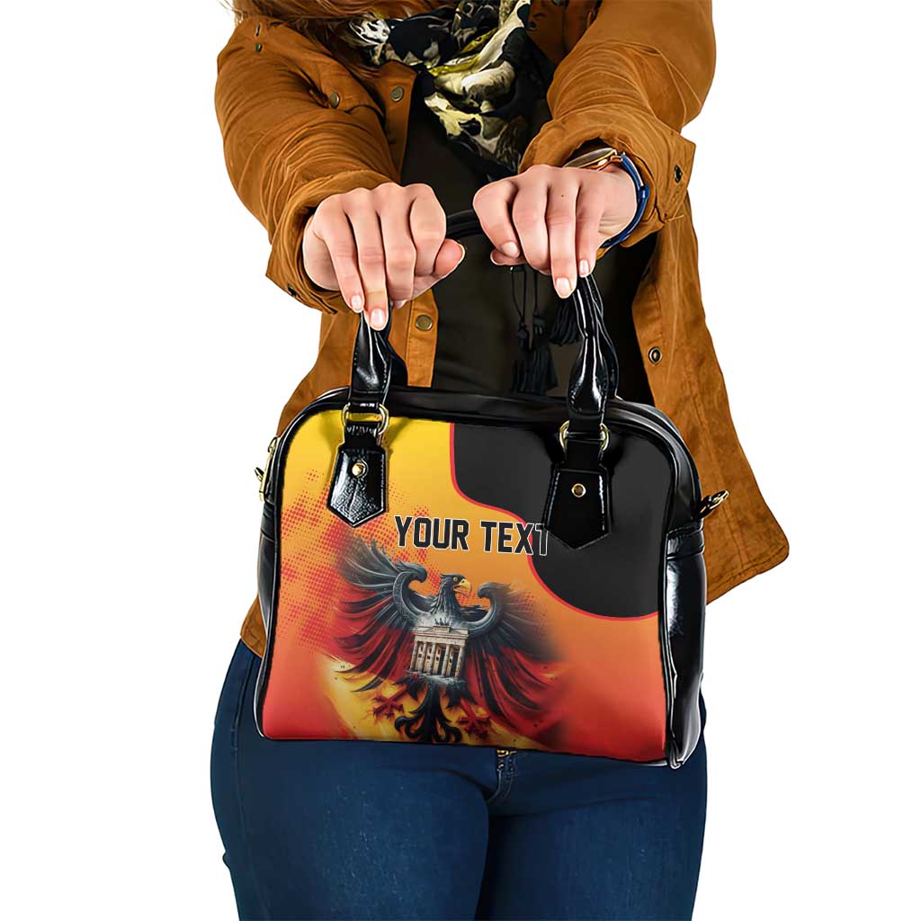 Personalized Germany Unity Day Shoulder Handbag The Eagle With Berlin Wall