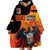 Personalized Germany Unity Day Wearable Blanket Hoodie The Eagle With Berlin Wall - Wonder Print Shop