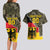 Custom Germany 1990 Couples Matching Long Sleeve Bodycon Dress and Hawaiian Shirt Coat Of Arms With Camo Patterns - Wonder Print Shop