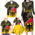 Custom Germany 1990 Family Matching Long Sleeve Bodycon Dress and Hawaiian Shirt Coat Of Arms With Camo Patterns - Wonder Print Shop