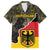 Custom Germany 1990 Family Matching Puletasi and Hawaiian Shirt Coat Of Arms With Camo Patterns - Wonder Print Shop