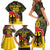 Custom Germany 1990 Family Matching Short Sleeve Bodycon Dress and Hawaiian Shirt Coat Of Arms With Camo Patterns - Wonder Print Shop